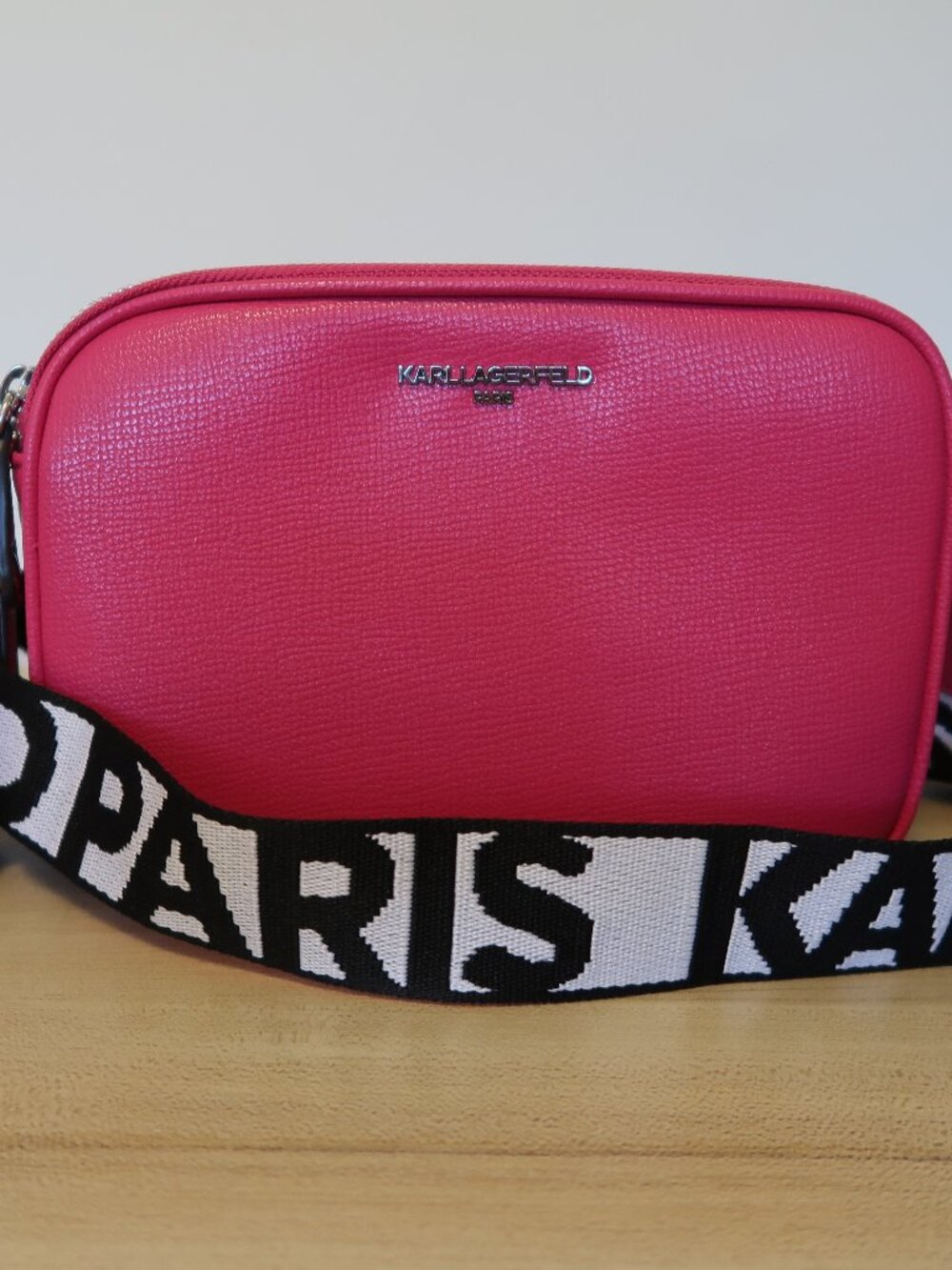 Hot Pink Karl Lagerfeld Paris Maybelle Camera Bag